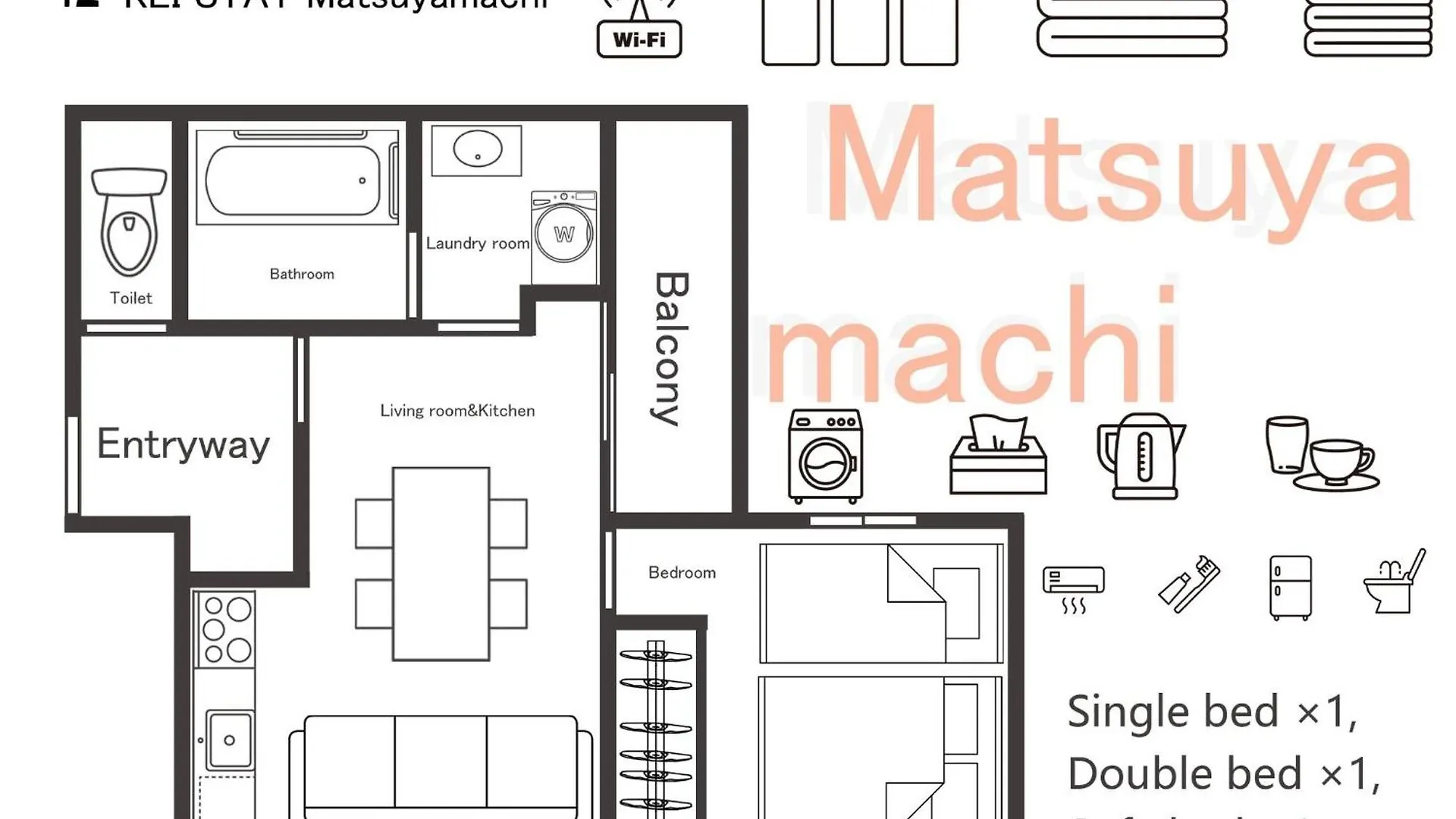Charm Buildings Matsuyacho 803,902,1003 - Vacation Stay 18804 Osaka 0*,